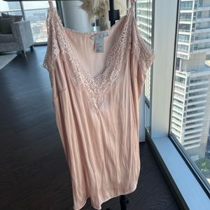 Blush Satin Top